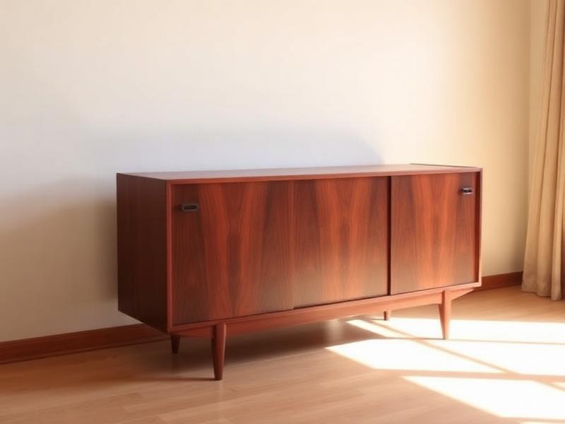 Mid-century walnut credenza
